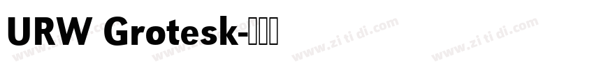 URW Grotesk字体转换